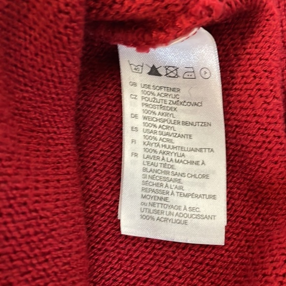 H&M DIVIDED hooded poncho 3/4 sleeve sweater in women’s size 2 - Picture 4 of 10